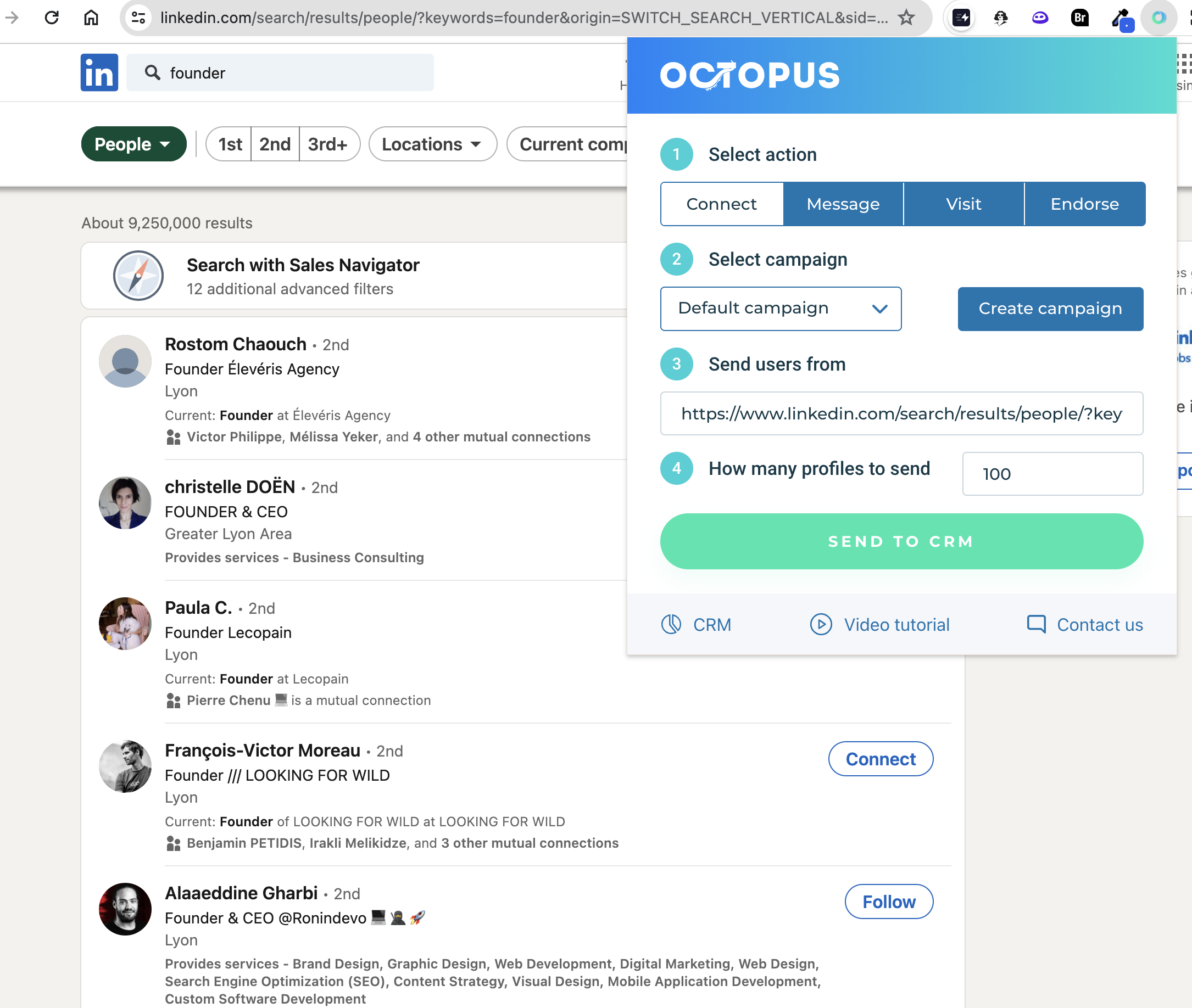 importing leads into octopus crm