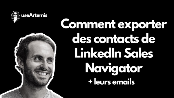 Comment exporter des contacts de LinkedIn Sales Navigator
